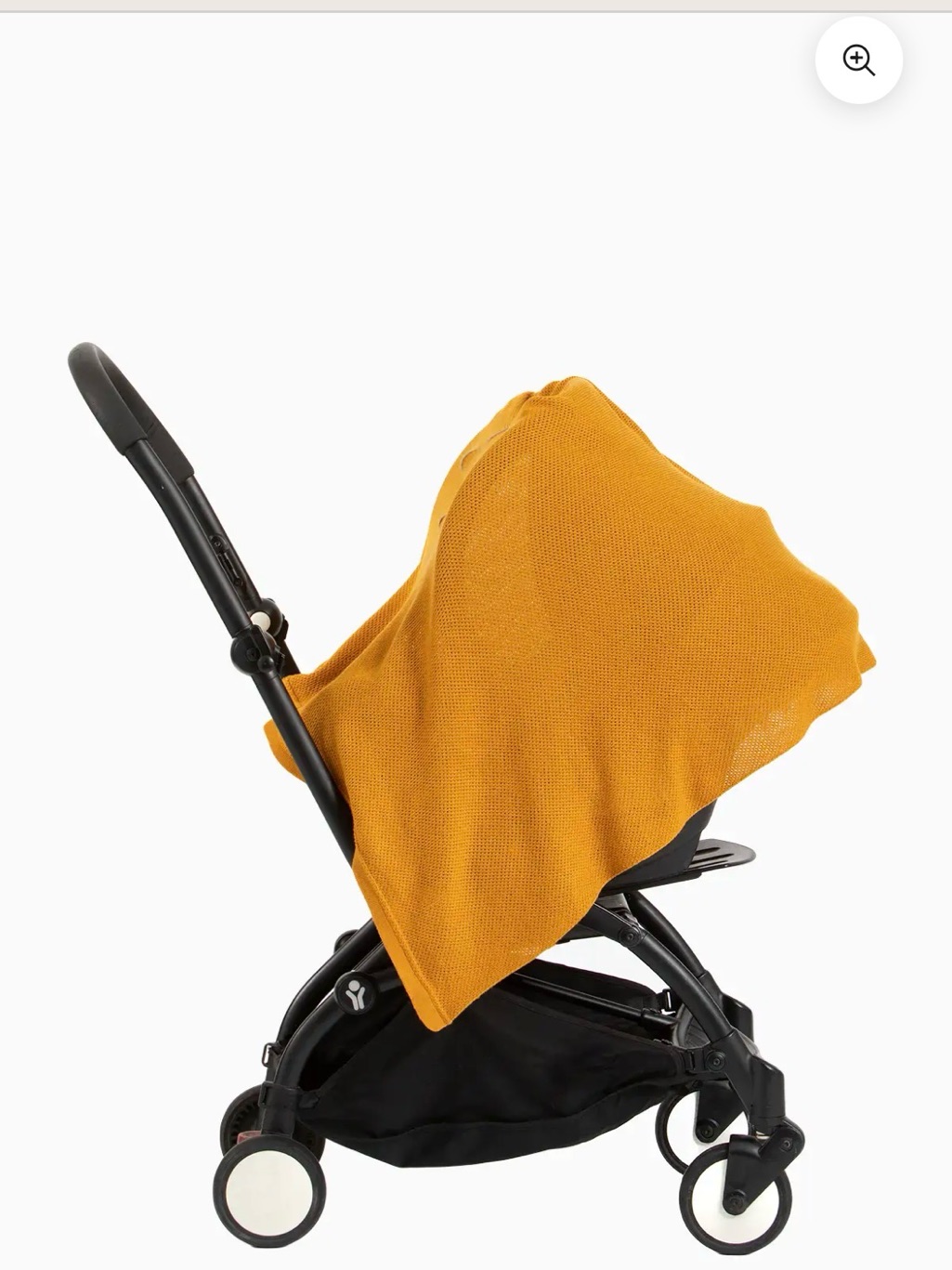 We Are Amma Lightweight Mustard Yellow Knit Nursing Cover/ Top | Usa Made — image 5 of 8